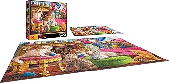 Amazon.com: RoseArt - Kodak Premium - Kittens by The Fireplace Amazon.com: RoseArt - Kodak Premium - Kittens by The Fireplace